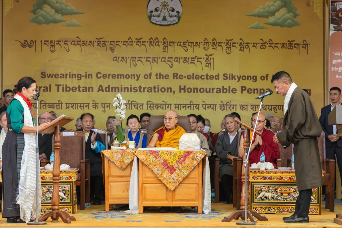Penpa Tsering Begins Second Term as President of Tibet's Government-in-Exile