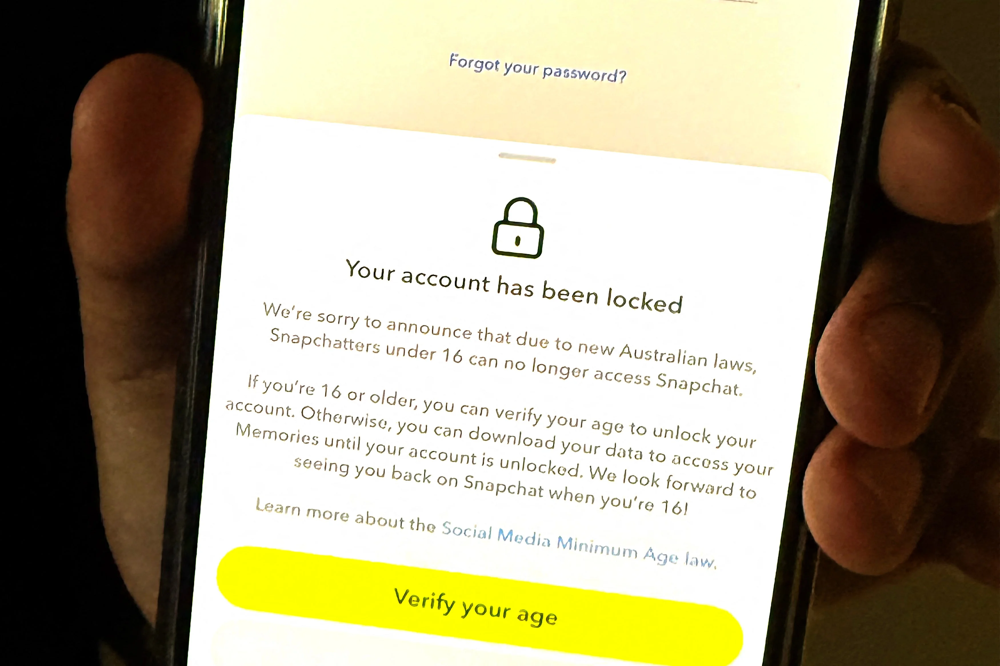 Some countries, including Australia, have banned social media platforms like Snapchat for children under 16
