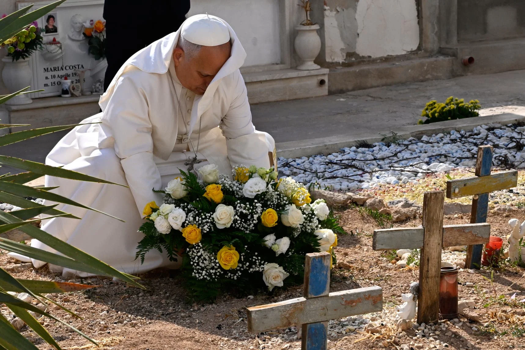 APTOPIX Italy Pope Lampedusa