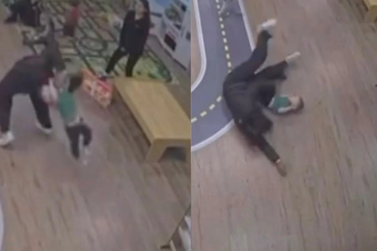 Horrific video shows toddler being tossed to the floor at a daycare and suffering brain injury: Lawsuit