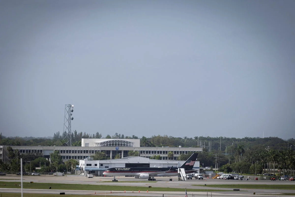 ‘President Donald Trump Airport’ is christened in Palm Beach — but flight attendants may not call it that