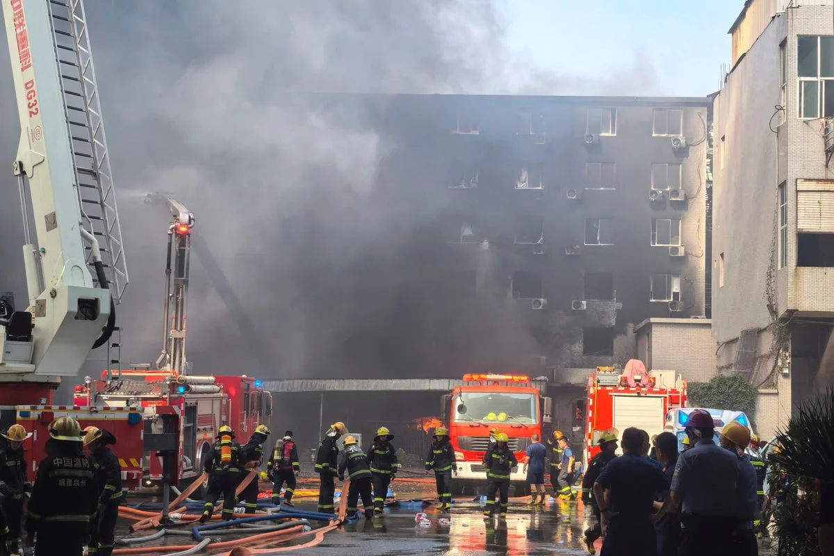 Fire at a shoe factory kills 28 in one of China's deadliest blazes in recent years