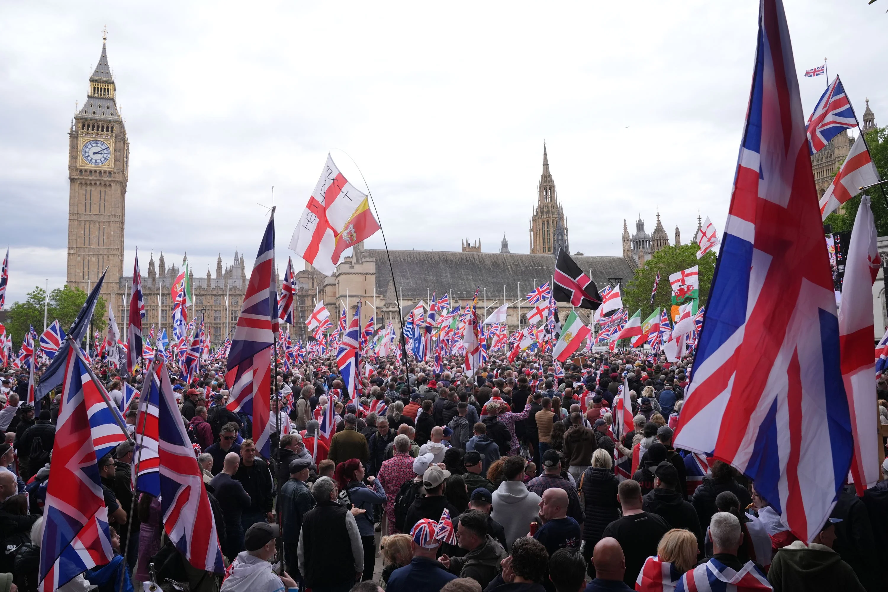 A Tommy Robinson-organised rally has been criticised over alleged instances of Islamophobia at the event