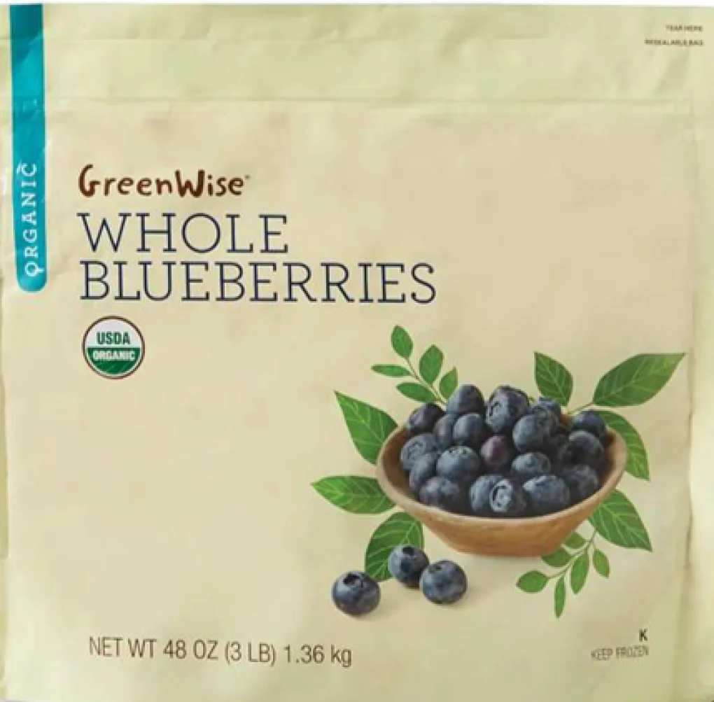 These frozen GreenWise blueberries and other berries were recalled last month after people were sickened with E. coli in Florida and Georgia