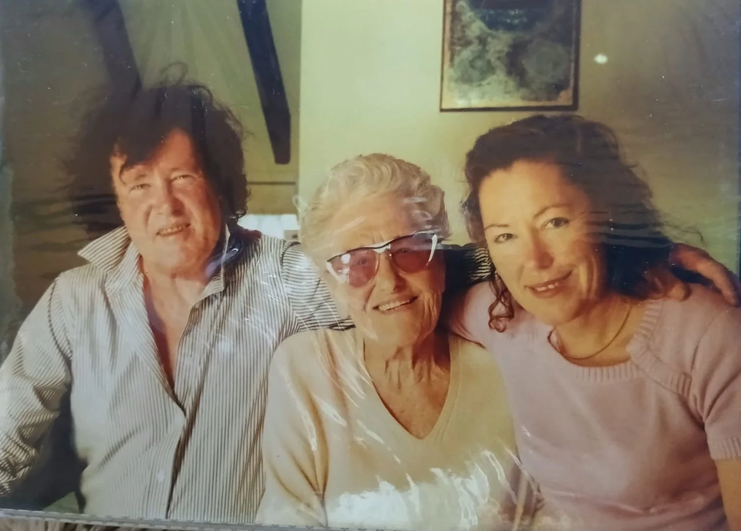 Jules (Adriana’s brother), her mother, and Adriana 25 years ago