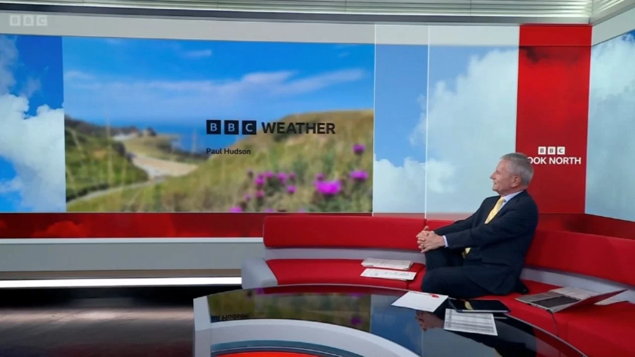 BBC anchor jokes about cuts as weather presenter disappears on screen