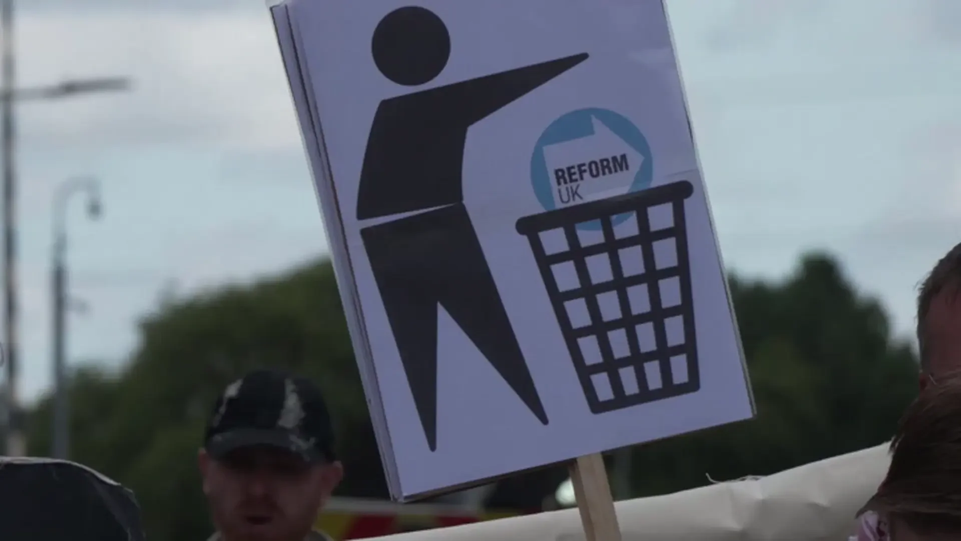 Protests held outside Reform party conference following Farage donations scandal