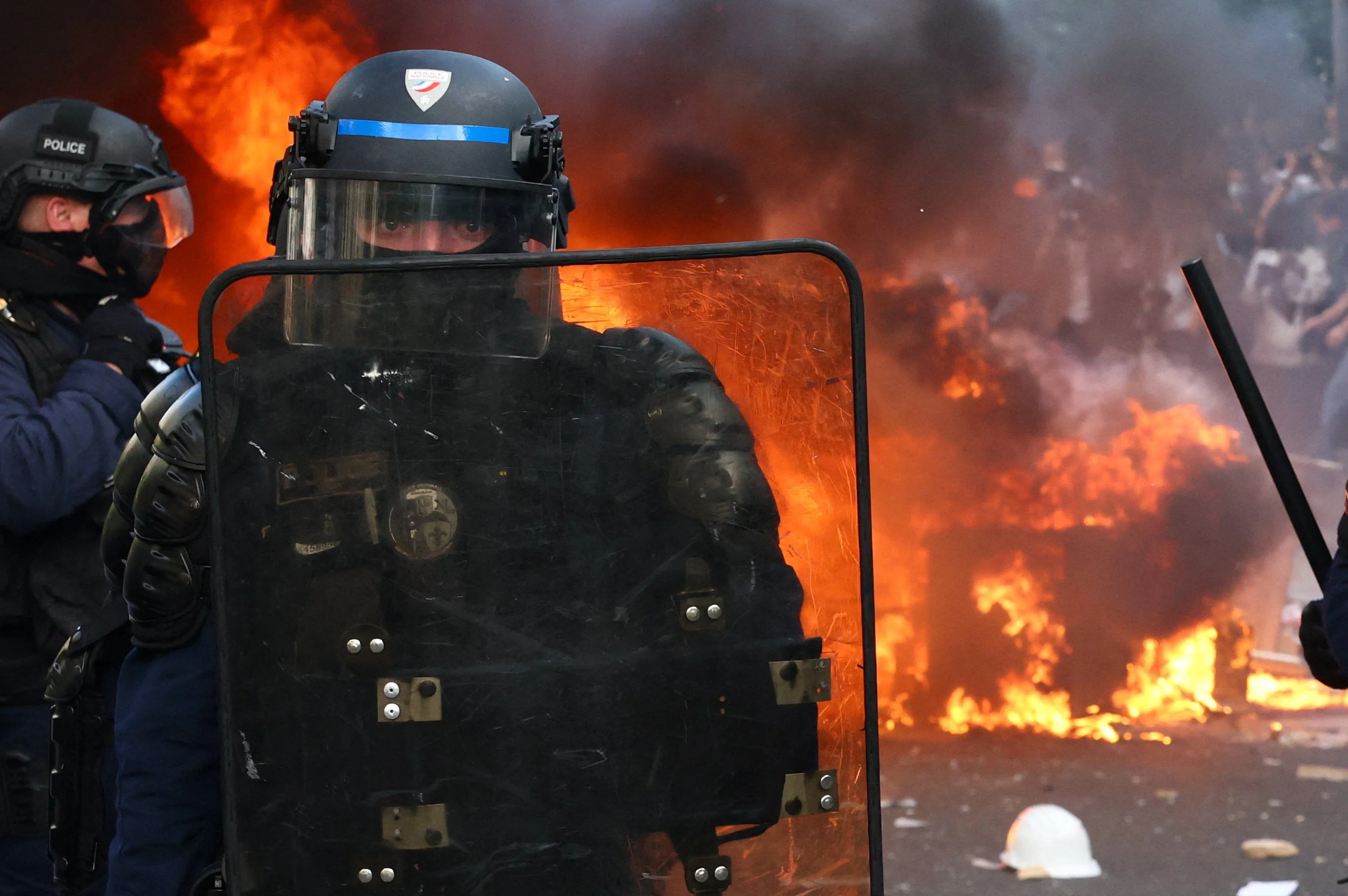 Police and protesters clashed on the largest day of protests so far