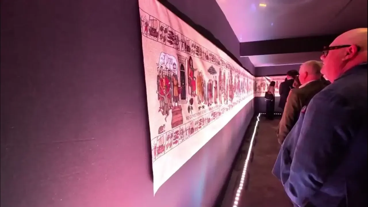 David Maddox presents the Tories’ 88ft ‘Bayeux Tapestry’ targeting Labour