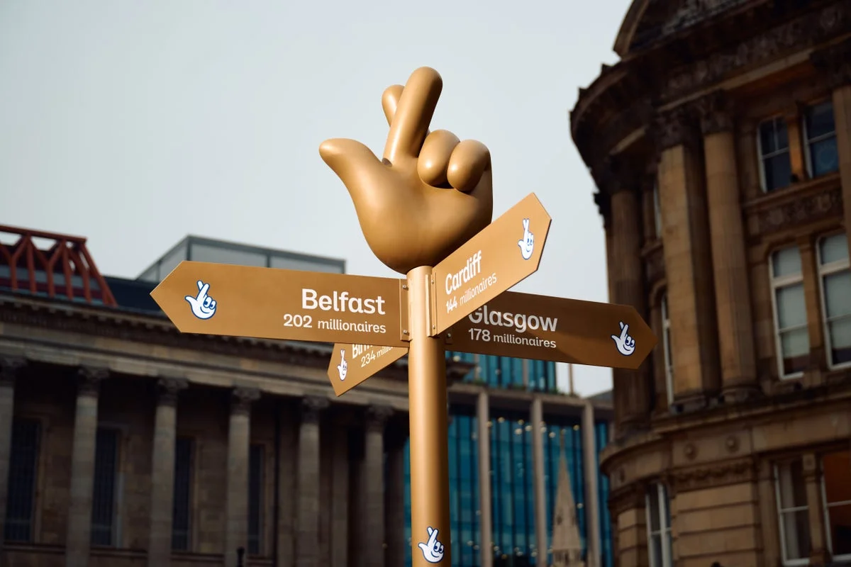 UK city with most National Lottery millionaires in the last 30 years revealed