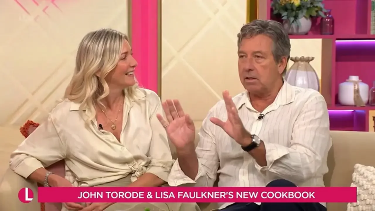 Lisa Faulkner and John Torode open up on 'tough' year after presenter's breast cancer diagnosis